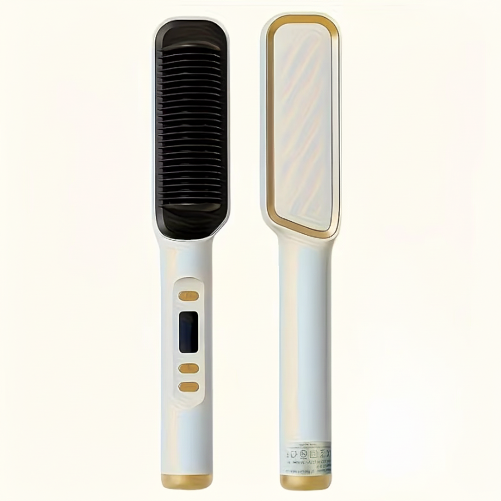 Hair Straightener Brush – No Label